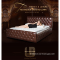 2015 New design storage bed,high quality PU leather bed,leather storage gas lift bed